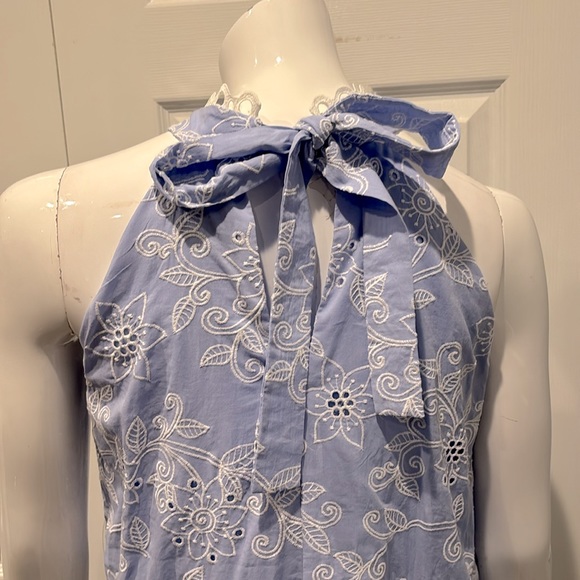 NWOT Eliza J cotton shift halter dress - Picture 7 of 10